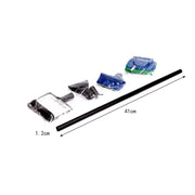 Set di strumenti per la pulizia 5 in 1 per acquario per acquario da 2 pezzi, Fish Tank Aquarium Cleaning Tool
