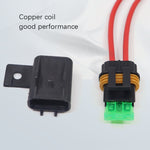 10 PCS Car Slice Portafusibili Scatola dei fusibili impermeabile Scatola dei fusibili della linea del nastro, 10 PCS Slice Fuse Holder