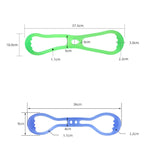 2 PCS Fitness Perdita di peso Allenamento muscolare Stretching Estrattore multiuso, Stile:, Single Hole (Pink), Single Hole (Green), Single Hole (Blue), Double Hole (Purple), Double Hole (Blue)