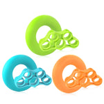 Set di 2 impugnature da rally in silicone per sport con dita fitness, Silicone Rally Grip (Green), Silicone Rally Grip (Blue), Silicone Rally Grip (Orange)
