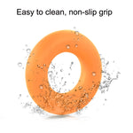 Set di 2 impugnature da rally in silicone per sport con dita fitness, Silicone Rally Grip (Green), Silicone Rally Grip (Blue), Silicone Rally Grip (Orange)