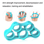 Set di 2 impugnature da rally in silicone per sport con dita fitness, Silicone Rally Grip (Green), Silicone Rally Grip (Blue), Silicone Rally Grip (Orange)