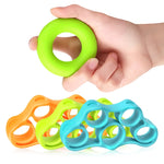 Set di 2 impugnature da rally in silicone per sport con dita fitness, Silicone Rally Grip (Green), Silicone Rally Grip (Blue), Silicone Rally Grip (Orange)