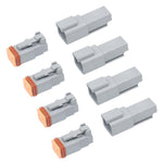 Terminale di collegamento conduttivo connettore impermeabile per auto, 4 PCS DT04-2P / DT06-2S With Copper, 4 PCS DT04-3P / DT06-3S With Copper, 2 PCS DT04-4P / DT06-4S With Copper, 2 PCS DT04-6P / DT06-6S With Copper, 2 PCS DT04-8P / DT06-8S With Copp...