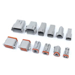 Terminale di collegamento conduttivo connettore impermeabile per auto, 4 PCS DT04-2P / DT06-2S With Copper, 4 PCS DT04-3P / DT06-3S With Copper, 2 PCS DT04-4P / DT06-4S With Copper, 2 PCS DT04-6P / DT06-6S With Copper, 2 PCS DT04-8P / DT06-8S With Copp...