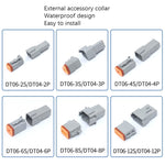 Terminale di collegamento conduttivo connettore impermeabile per auto, 4 PCS DT04-2P / DT06-2S With Copper, 4 PCS DT04-3P / DT06-3S With Copper, 2 PCS DT04-4P / DT06-4S With Copper, 2 PCS DT04-6P / DT06-6S With Copper, 2 PCS DT04-8P / DT06-8S With Copp...