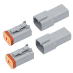 Terminale di collegamento conduttivo connettore impermeabile per auto, 4 PCS DT04-2P / DT06-2S With Copper, 4 PCS DT04-3P / DT06-3S With Copper, 2 PCS DT04-4P / DT06-4S With Copper, 2 PCS DT04-6P / DT06-6S With Copper, 2 PCS DT04-8P / DT06-8S With Copp...