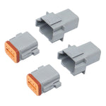 Terminale di collegamento conduttivo connettore impermeabile per auto, 4 PCS DT04-2P / DT06-2S With Copper, 4 PCS DT04-3P / DT06-3S With Copper, 2 PCS DT04-4P / DT06-4S With Copper, 2 PCS DT04-6P / DT06-6S With Copper, 2 PCS DT04-8P / DT06-8S With Copp...