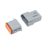Terminale di collegamento conduttivo connettore impermeabile per auto, 4 PCS DT04-2P / DT06-2S With Copper, 4 PCS DT04-3P / DT06-3S With Copper, 2 PCS DT04-4P / DT06-4S With Copper, 2 PCS DT04-6P / DT06-6S With Copper, 2 PCS DT04-8P / DT06-8S With Copp...