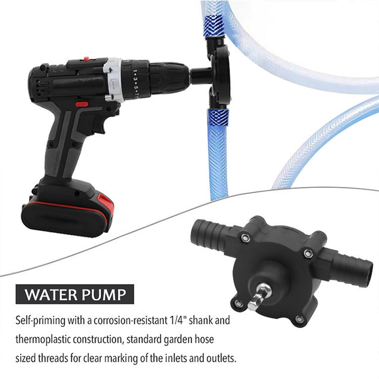 Home Piccola pompa per trapano a torcia Comoda macchina di pompaggio CC, Small Flashlight Drill Pump