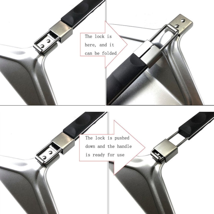 Spatola pieghevole in alluminio per pizza con manico, Foldable Spatula(A), Foldable Spatula(B), Foldable Spatula(C), Foldable Spatula(D), Foldable Spatula(E), Foldable Spatula(F)