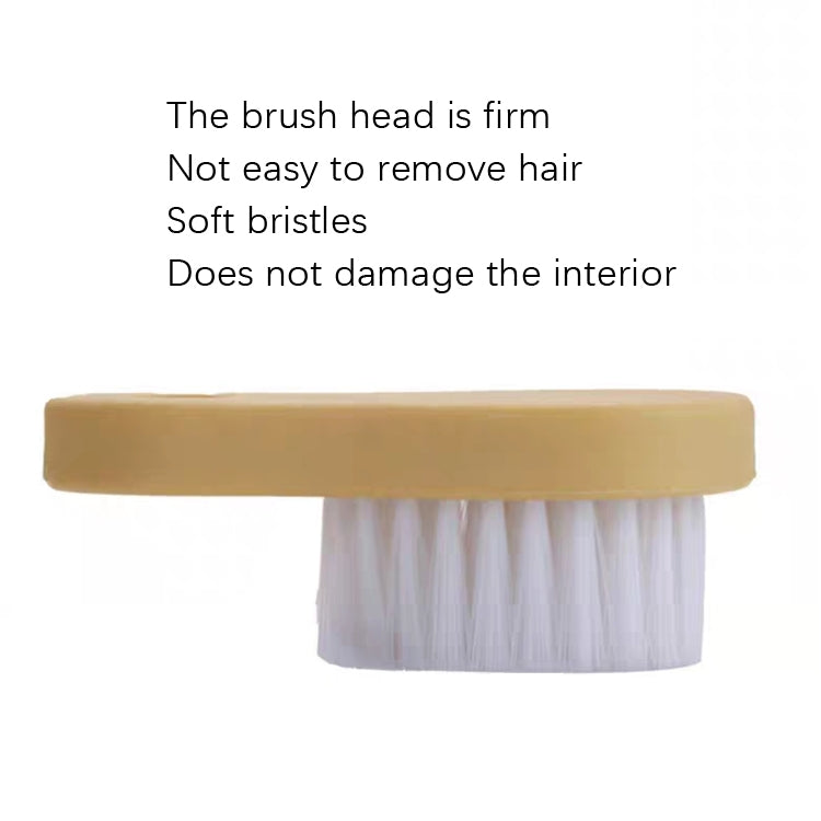 Spazzola per la pulizia degli interni dell'auto da 5 pezzi Spazzola per sedia con capelli morbidi, White Soft Hair