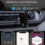 Ricevitore audio Bluetooth 5.0 per auto Convertitore Bluetooth da 3,5 mm, 5.0 Audio Receiver