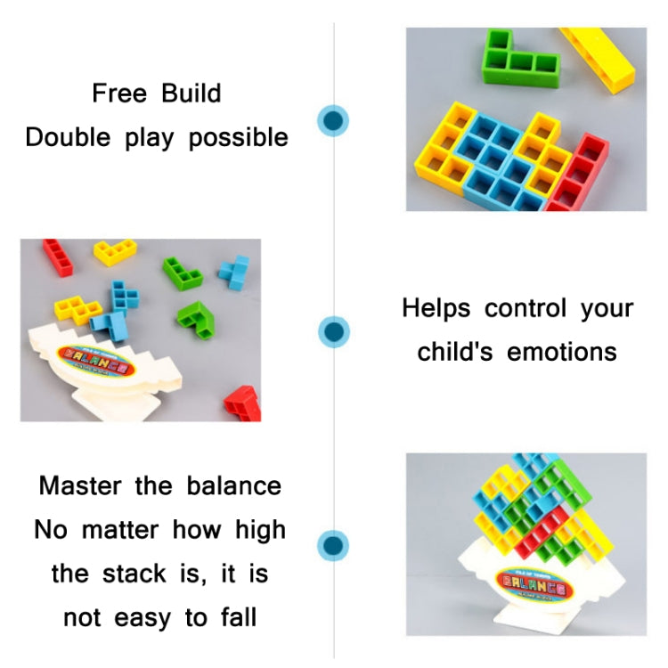 Balance Swing Stack High Building Blocks Gioco da tavolo genitore-figlio, 16 PCS, 32 PCS, 48 PCS