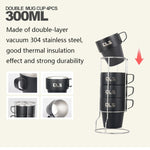 Tazza da campeggio in acciaio inossidabile 304 da esterno 4 in 1 CLS