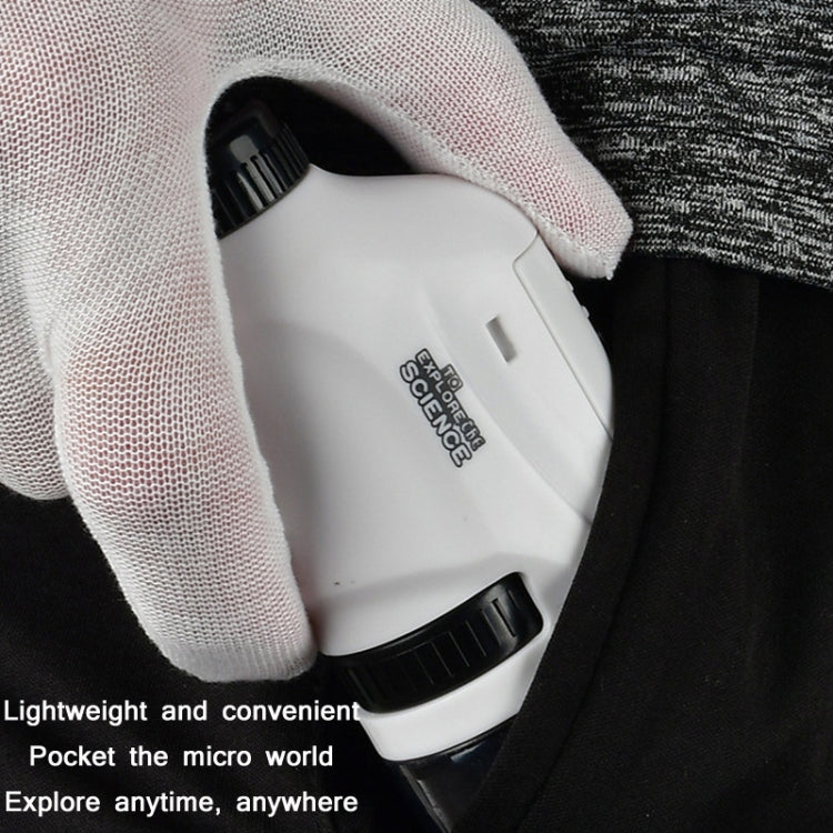 Microscopio portatile per bambini con LED e zoom 60-120x