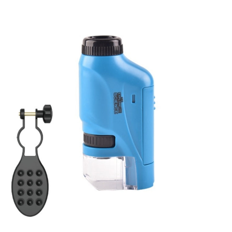 Microscopio portatile per bambini con LED e zoom 60-120x