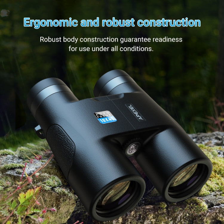 APEXEL 10x42 Binocolo a fuoco fisso Telescopio con messa a fuoco automatica, APL-RB10X42A