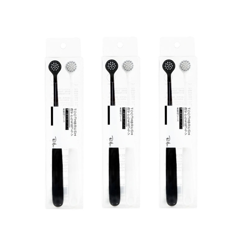 3 scatole RAOYI Capelli a spirale Coppia Spazzolino da denti Spazzolino per capelli morbido per adulti a testa tonda piccola