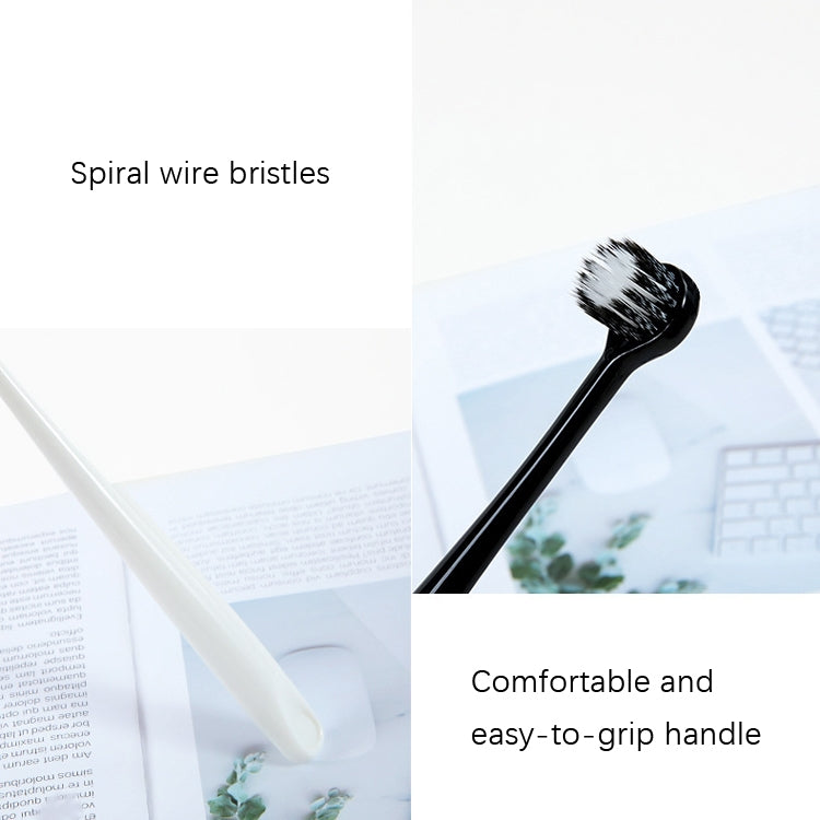 3 scatole RAOYI Capelli a spirale Coppia Spazzolino da denti Spazzolino per capelli morbido per adulti a testa tonda piccola