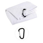 Asciugamano con gancio + spazzola per la pulizia delle mazze Set per la pulizia del golf, Towel + Brush White, Towel + Brush Grey, Towel + Brush Blue, Towel + Brush Black