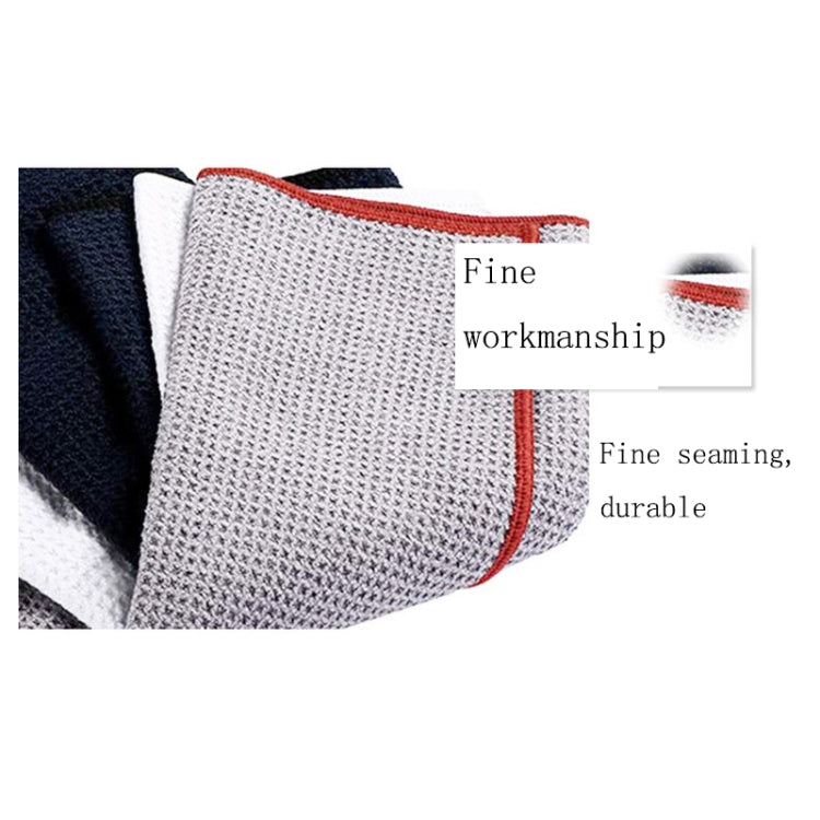 Asciugamano con gancio + spazzola per la pulizia delle mazze Set per la pulizia del golf, Towel + Brush White, Towel + Brush Grey, Towel + Brush Blue, Towel + Brush Black