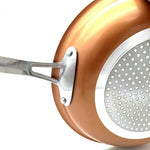 Pentola cucina induzione rivestita ceramica 8-12 pollici