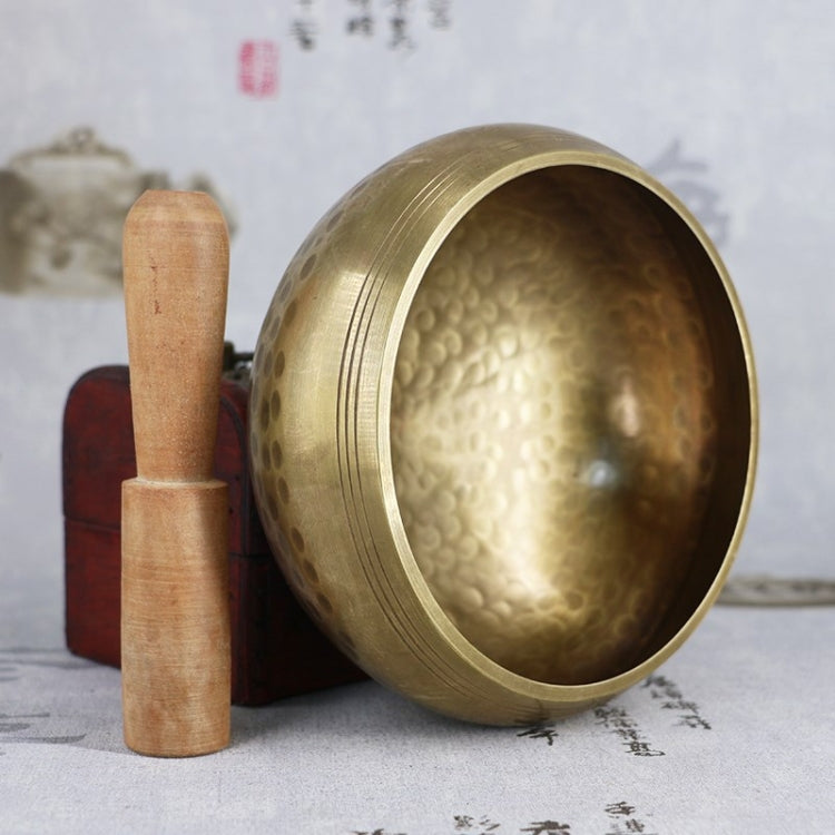 Buddha Sound Bowl Ciotola di rame per meditazione yoga, Diameter 8cm, Diameter 8.5cm