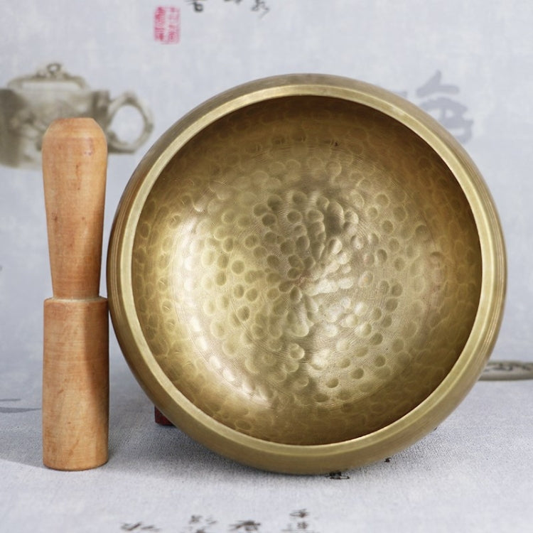 Buddha Sound Bowl Ciotola di rame per meditazione yoga, Diameter 8cm, Diameter 8.5cm