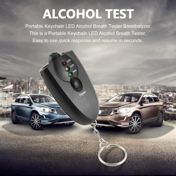 Mini tester portatile dell'alcool del colpo d'aria del LED dell'automobile, LED Air Blow