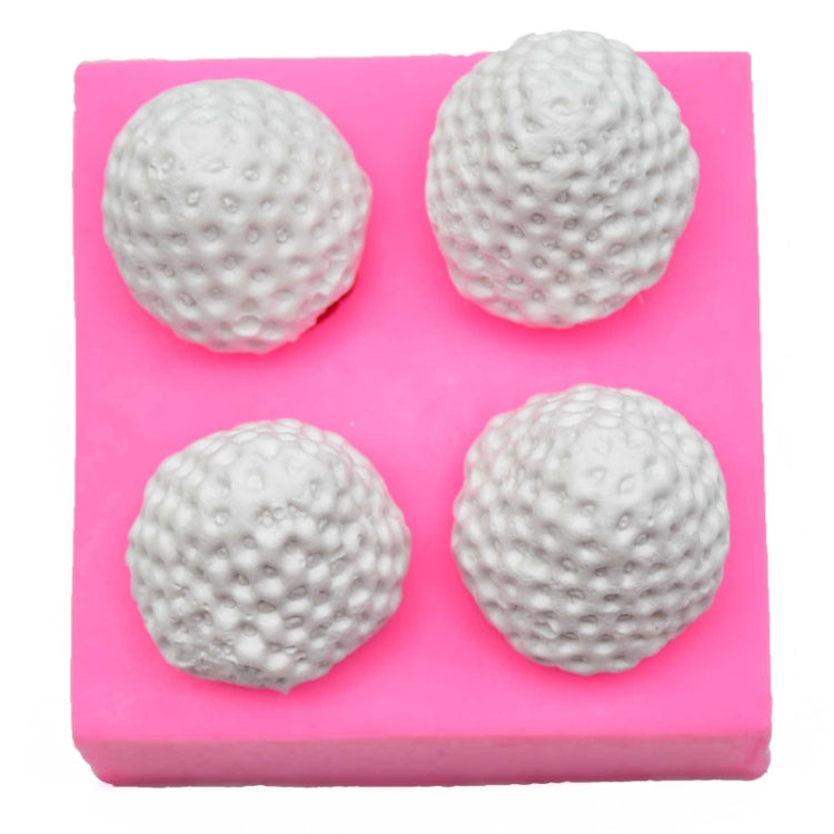 Stampo in silicone alla fragola per decorare torte al cioccolato fondente da 2 pezzi, Cake Decorating