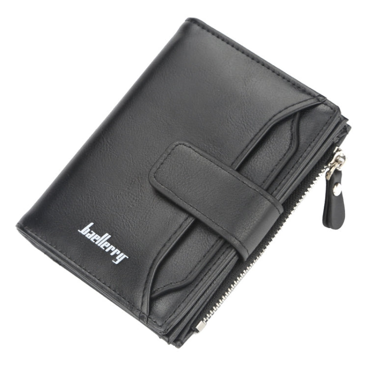 Portafoglio uomo Baellerry D3218 con cerniera in pelle PU