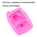 Stampo in silicone per cioccolato fondente da 2 pezzi, Silicone Mold