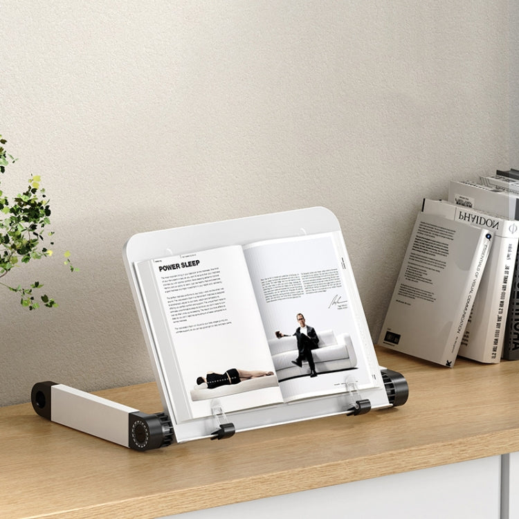 L03 Supporto per laptop con supporto per libro da lettura a sollevamento regolabile, stile:, Double Section Black, Double Section White, Single Section Black, Single Section White