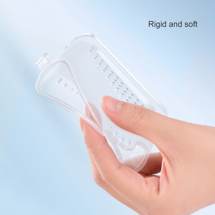 Custodia in silicone trasparente per cavi iPhone e MacBook