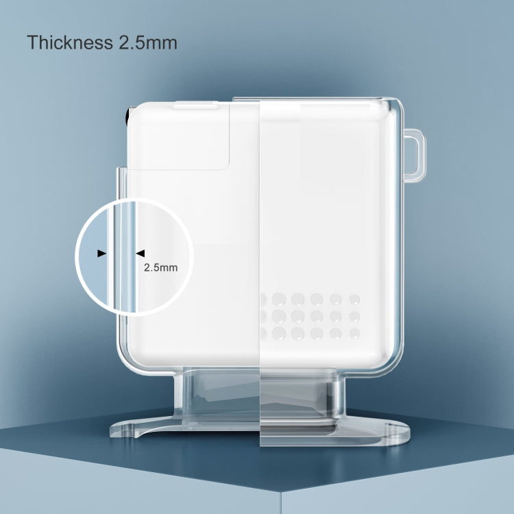 Custodia in silicone trasparente per cavi iPhone e MacBook