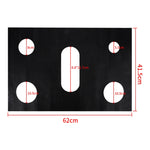 Fornello a gas Pad antiolio a 5 fori Copertura protettiva in teflon Pad anti-sporco, 0.2mm, 0.3mm, 0.4mm
