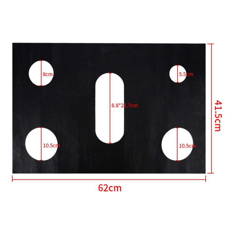 Fornello a gas Pad antiolio a 5 fori Copertura protettiva in teflon Pad anti-sporco, 0.2mm, 0.3mm, 0.4mm