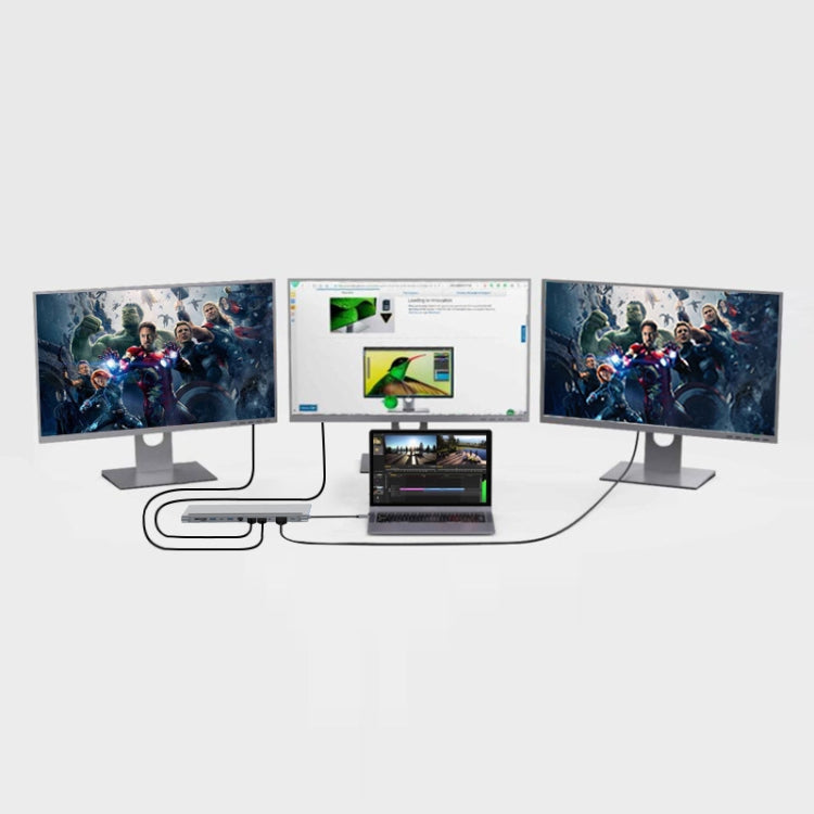 Docking station intelligente per laptop di tipo C 12 in 1