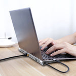 Docking station intelligente per laptop di tipo C 12 in 1