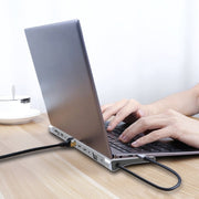Docking station intelligente per laptop di tipo C 12 in 1