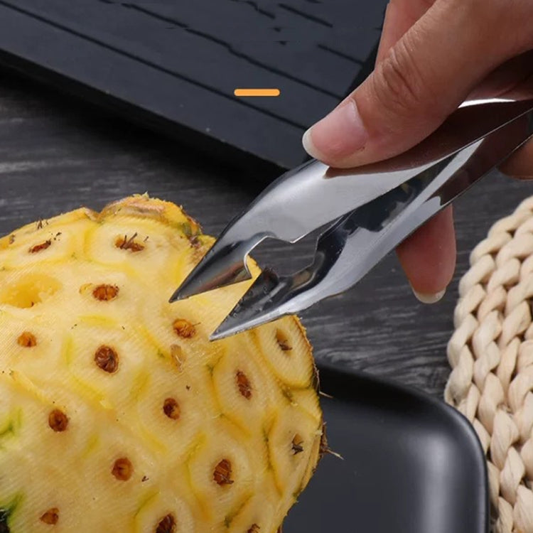 Pelapatate per canna da zucchero, coltello da frutta, coltello da ananas in acciaio inossidabile 4 in 1, Pineapple Knife