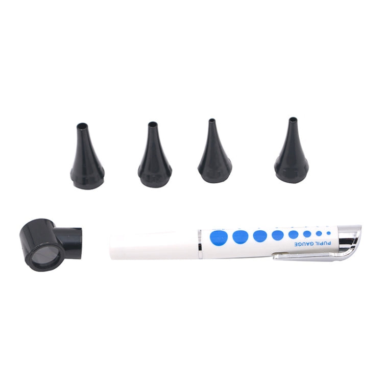 Otoscopio penna con luce e lente ingrandimento