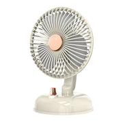 F10 Ventilatore USB a testa mobile retrò portatile silenzioso, F10 Milk White, F10 Bean Green