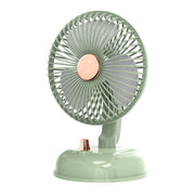 F10 Ventilatore USB a testa mobile retrò portatile silenzioso, F10 Milk White, F10 Bean Green
