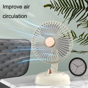 F10 Ventilatore USB a testa mobile retrò portatile silenzioso, F10 Milk White, F10 Bean Green