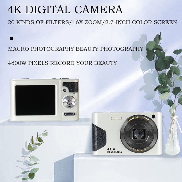 Fotocamera digitale C8 4K con schermo LCD 2,7 pollici