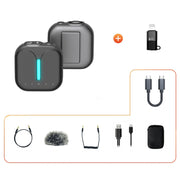 Microfono lavalier wireless con cancellazione rumore 2.4G