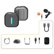 Microfono lavalier wireless con cancellazione rumore 2.4G