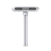 Ventola per polpo per passeggino portatile da tavolo con ricarica mini USB portatile, White, Pink
